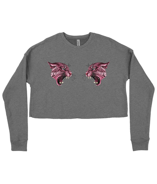 (Pre-Order 6 Weeks) Pink Panther  Cropped Sweatshirt