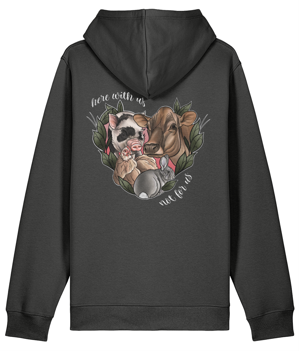 (Pre-Order 6 Weeks) Vegan Tattoo Inspired Hoodie Unisex Slim fit