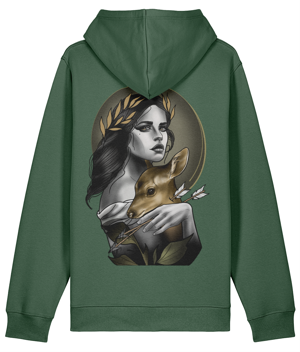 (Pre-Order 6 Weeks) Lady with deer Hoodie Slim fit