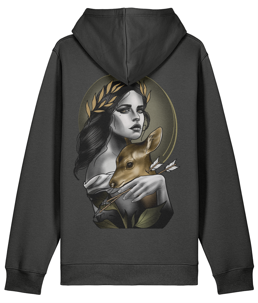 (Pre-Order 6 Weeks) Lady with deer Hoodie Slim fit