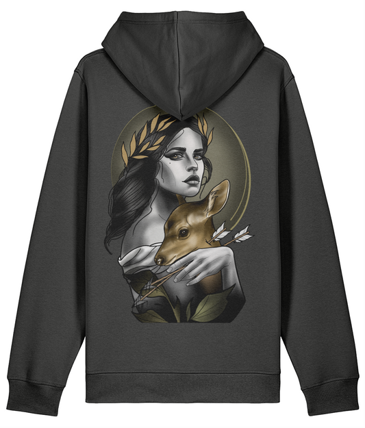 (Pre-Order 6 Weeks) Lady with deer Hoodie Slim fit